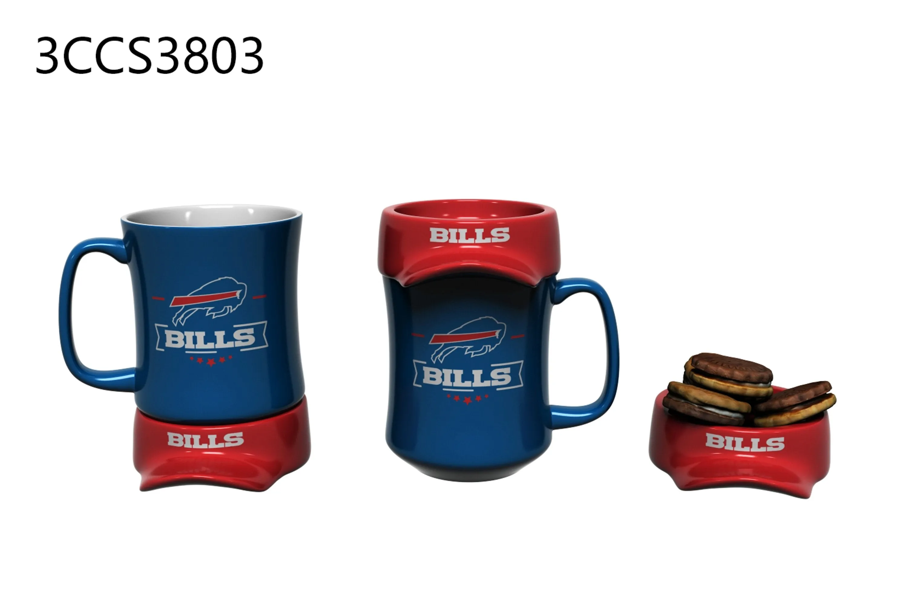 11oz. Ceramic Cup and Coaster Gift Set, Buffalo Bills,3ccs3803