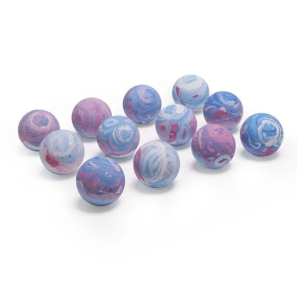 12 Tie Dye Multi Color Lacrosse Balls