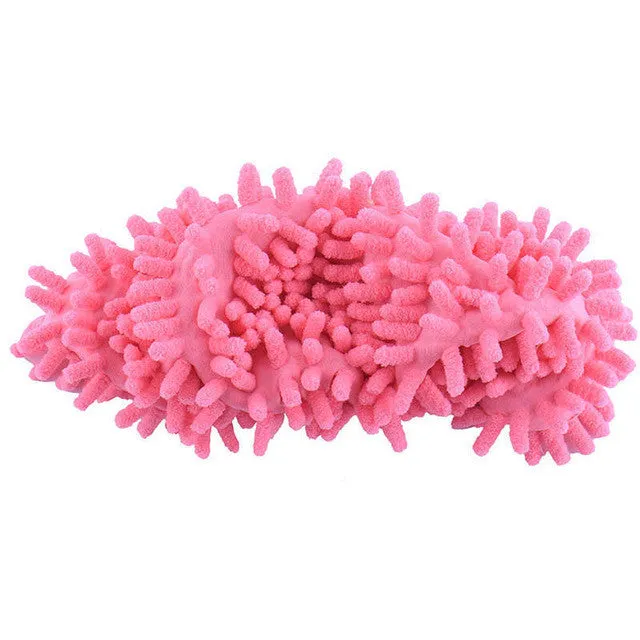 2017 New Style 5 Colors Multifunctional Chenille Micro Fiber Shoe Covers Clean Slippers Lazy Drag Shoes Mop Caps Household Tools