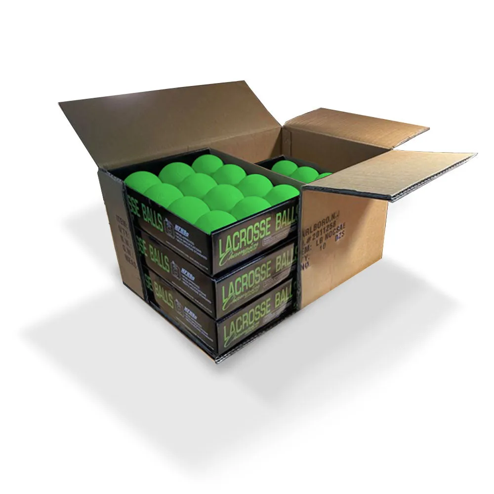 60 Neon Green Champion Sports Lacrosse Balls NOCSAE SEI