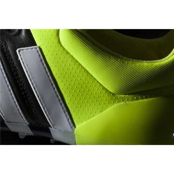 Adidas ACE 15.1 FG/AG Leather (Black/White/Solar Yellow)