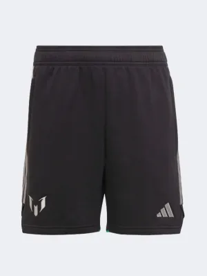 Adidas Messi Gs-Boys Football Short Black/Silver