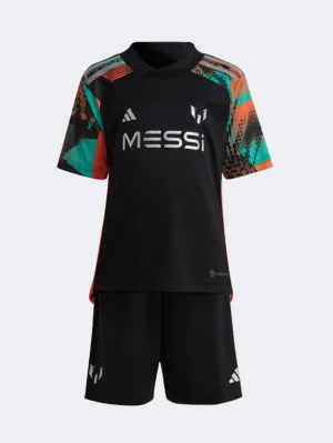 Adidas Messi Mini Ps-Boys Football T-Shirt Black/Multi