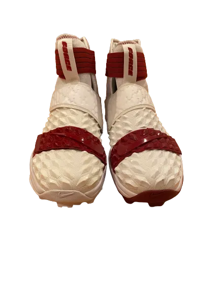 Adrian Ealy Oklahoma Football Player Exclusive Cleats (Size 15)