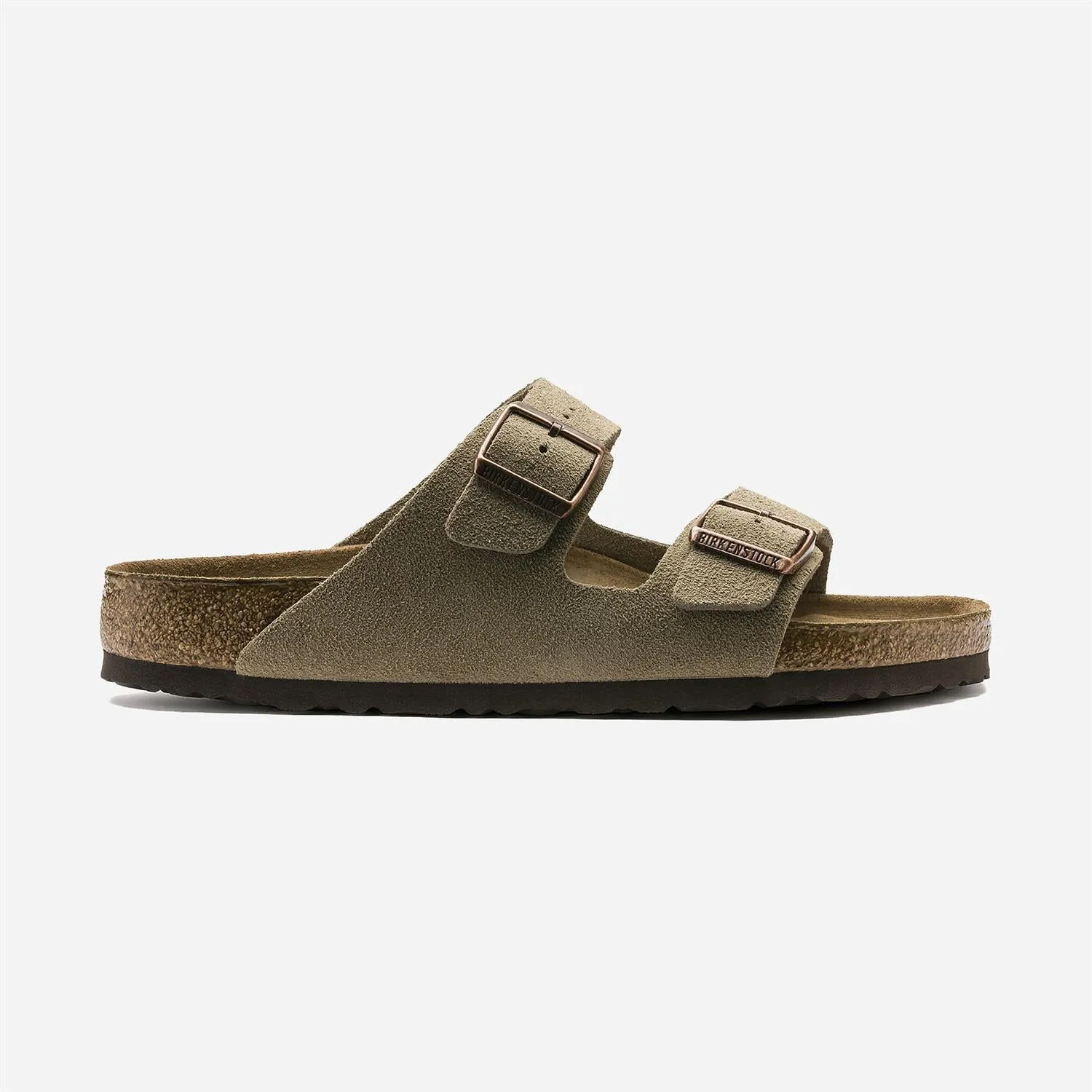 Arizona Soft Footbed Suede Leather - Taupe