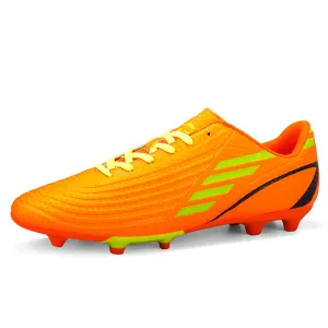 Athletic Cleats Lace Up Soccer Shoes Outdoor Football(Little Kid/Big Kid/Men/Women)