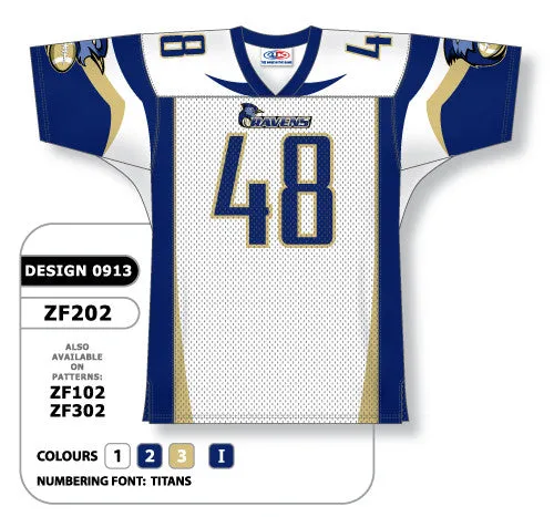 Athletic Knit Custom Sublimated Football Jersey Design 0913