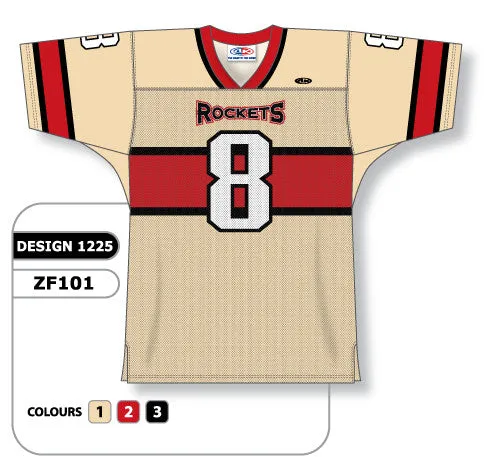 Athletic Knit Custom Sublimated Football Jersey Design 1225