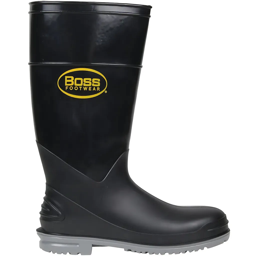 Boss 383-890/9 16" Black Polyblend Steel Toe and Shank Boot