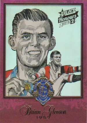 Brian Gleeson, Brownlow Sketch, 2014 Select AFL Honours 2