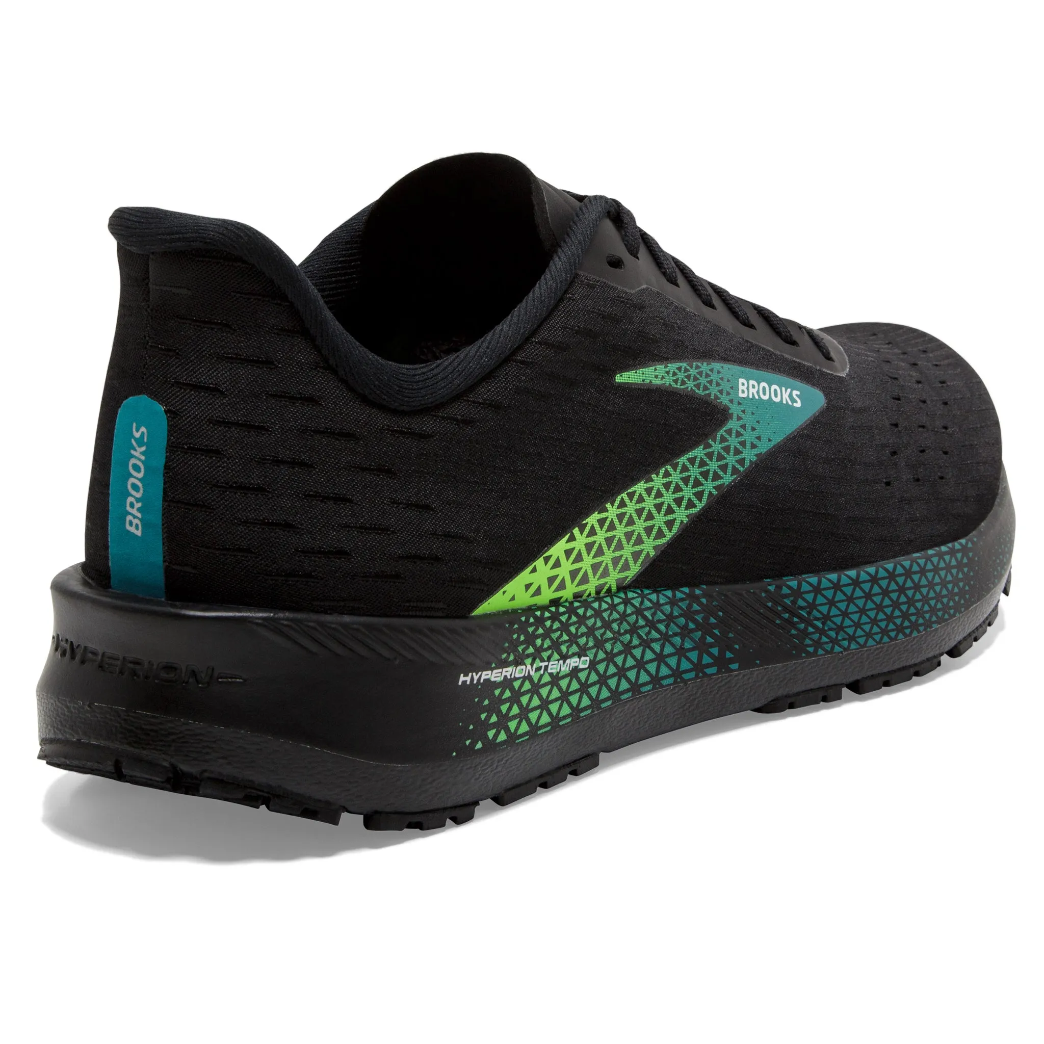 Brooks Hyperion Tempo Men's Black Kayaking Green Gecko