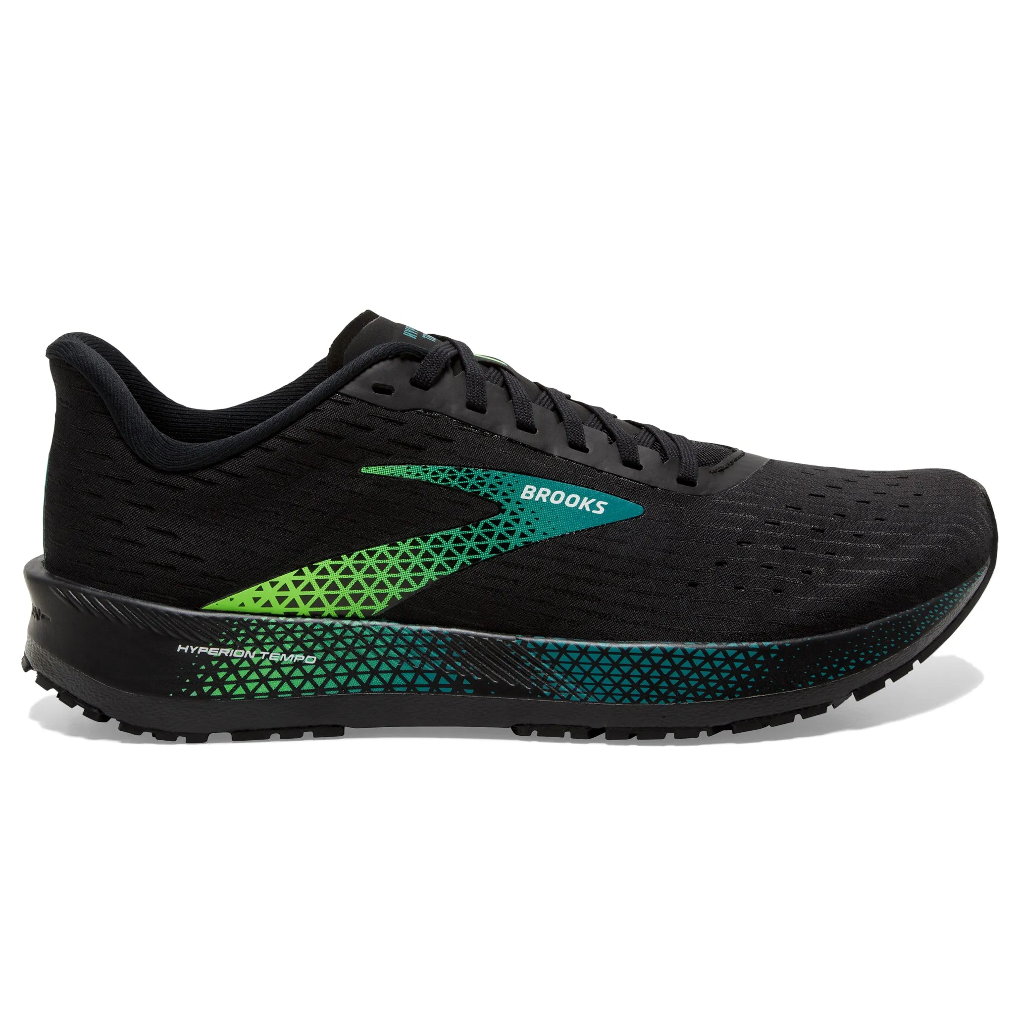 Brooks Hyperion Tempo Men's Black Kayaking Green Gecko