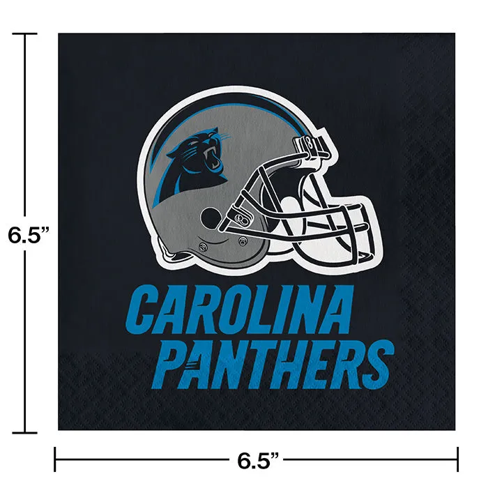 Bulk Carolina Panthers Luncheon Napkins (192 per Case)