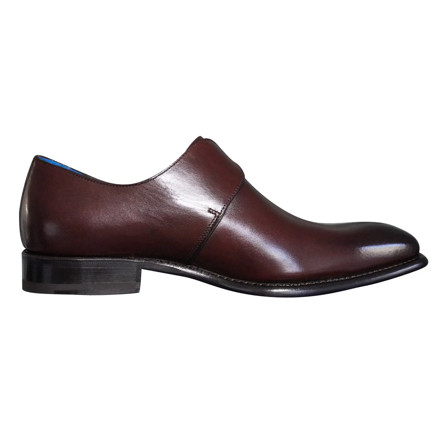 Cacao With Silver Hardware Monk Strap