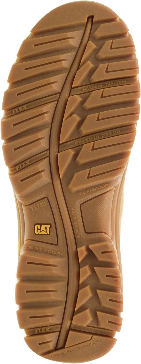 CAT Mens Outline Honey Reset Leather Work Boots