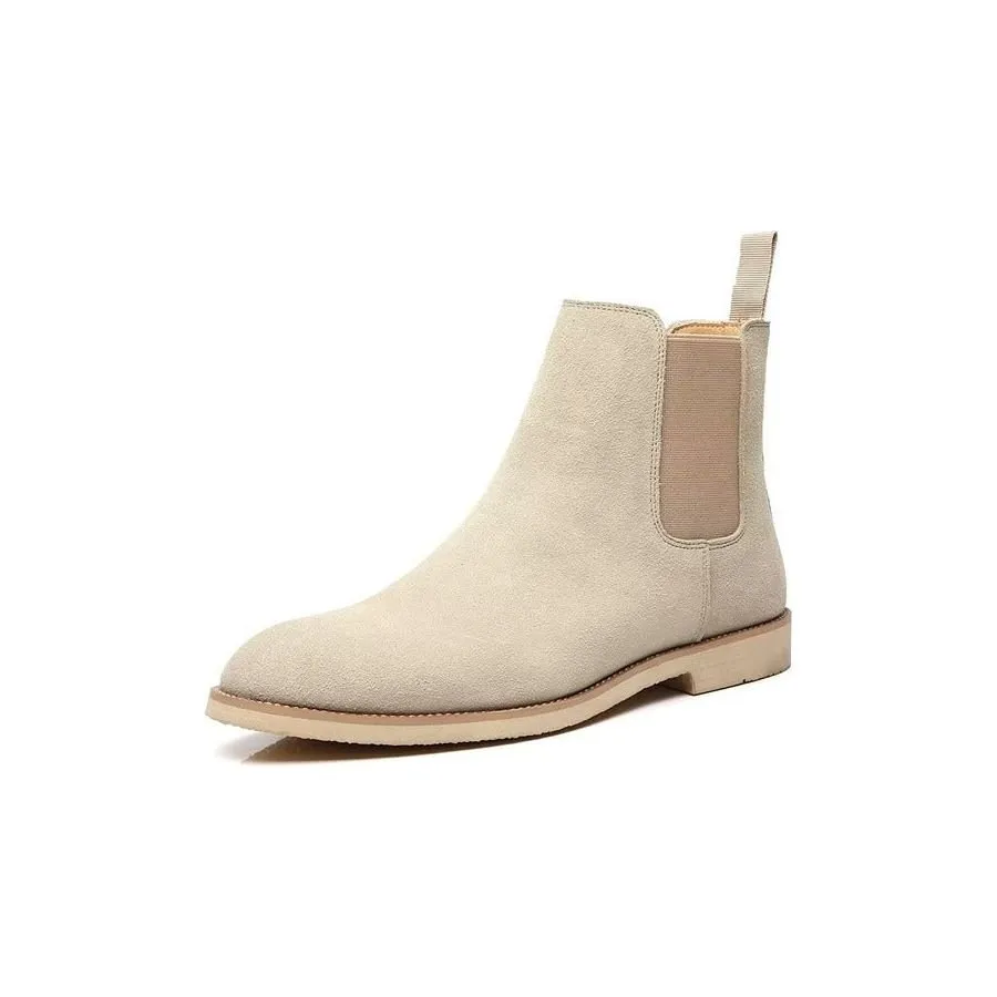 Chic Rome Embossed Pointed Toe Chelsea Boots