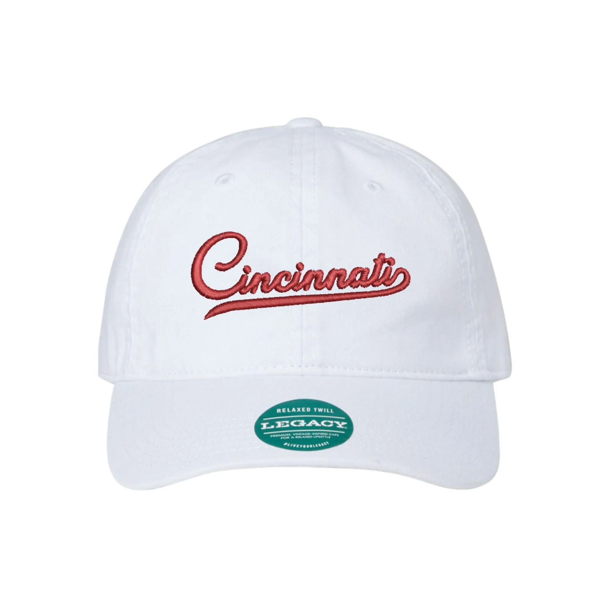 Cincinnati Embroidered Adult Baseball Hat