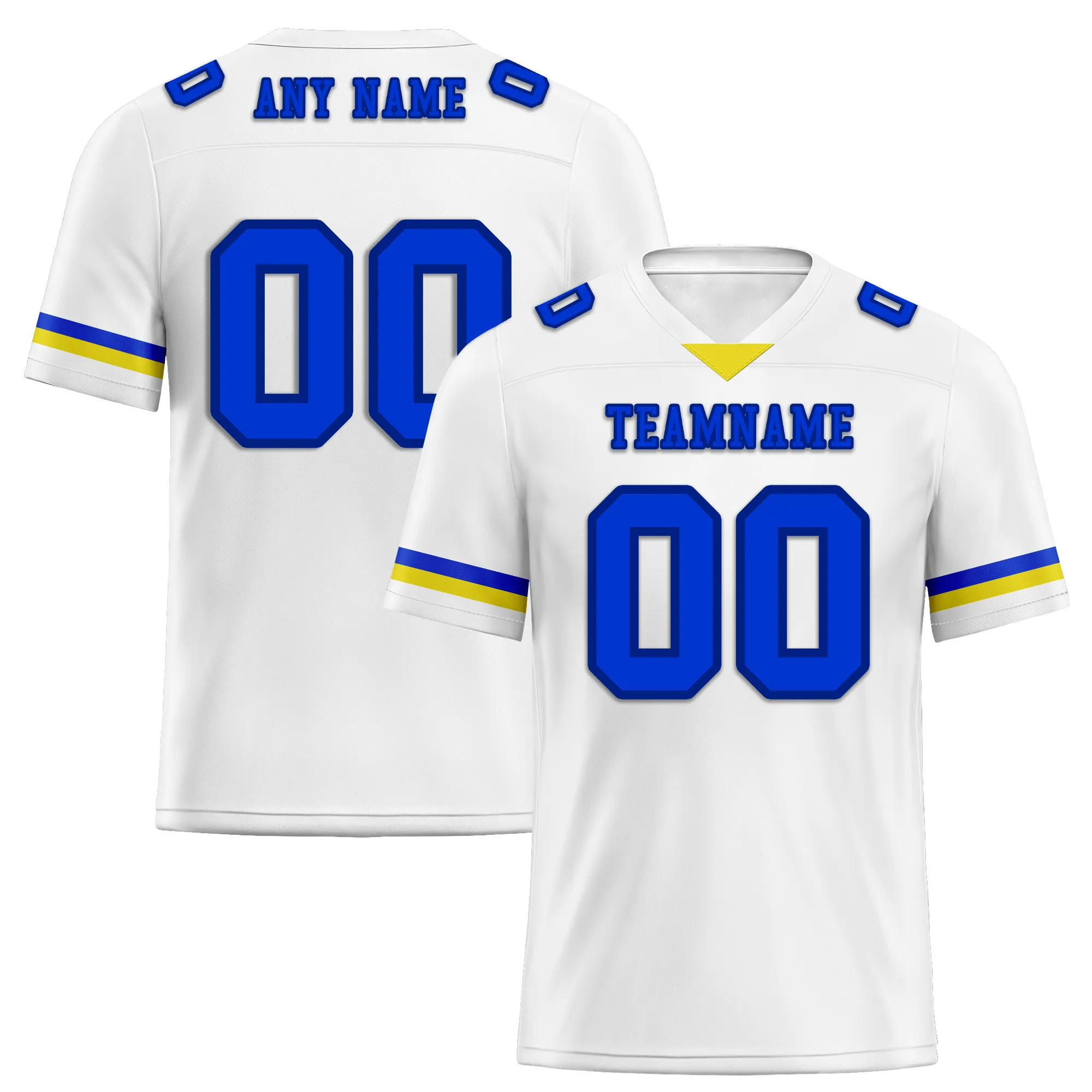 Custom White Classic Style Personalized Authentic Football Jersey FBJ02-bd0a7008