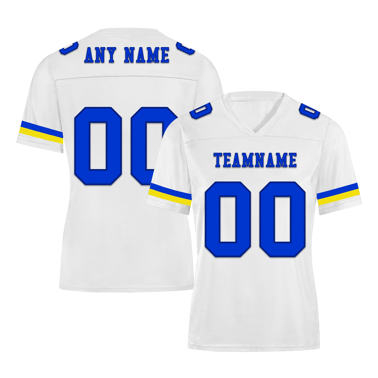 Custom White Classic Style Personalized Authentic Football Jersey FBJ02-bd0a7008