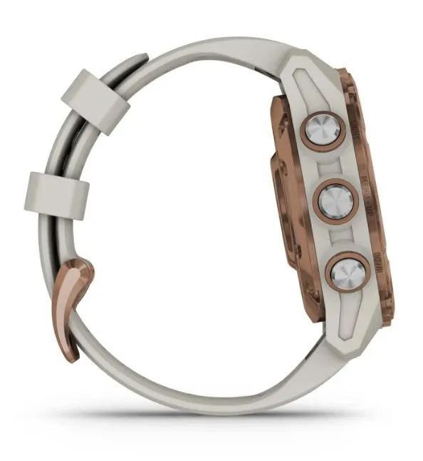 Descent™ Mk3i – 43 mm Bronze PVD titanium con cinturino in silicone French grey - 010-02753-14