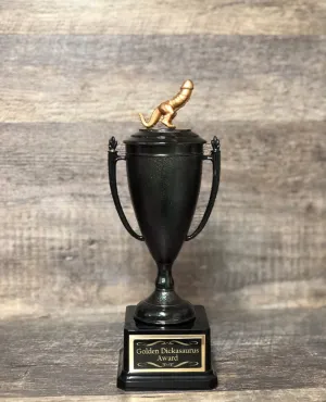 Dickasaurus Funny Trophy Iridescent Cup Award FFL Loser Award Adult Humor Gag Gift Biggest Dick Award Fantasy Football Loser Cup