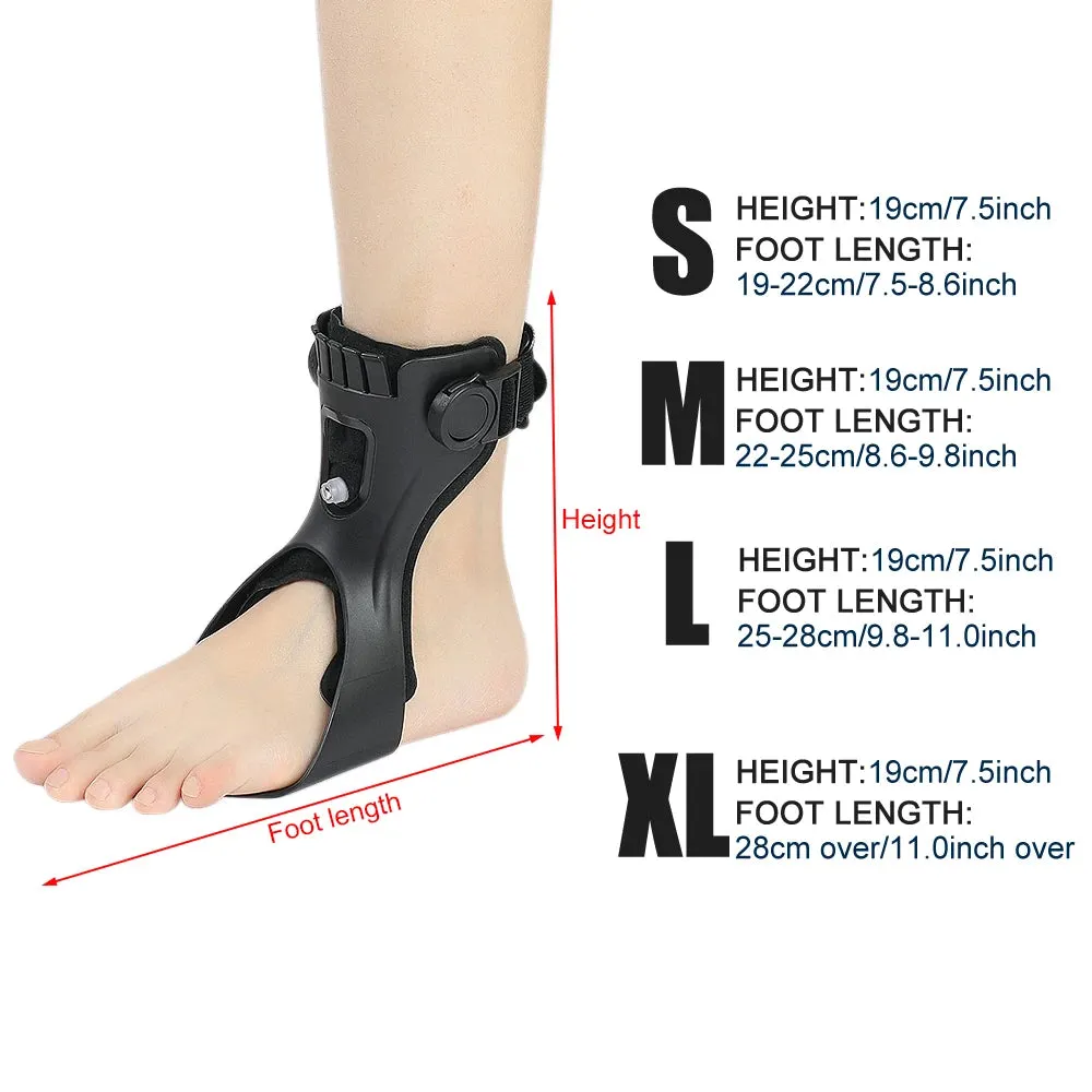 Drop Foot Brace Orthosis AFO AFOs Ankle Support With Comfortable Inflatable Airbag for Hemiplegia Stroke Shoes Walking