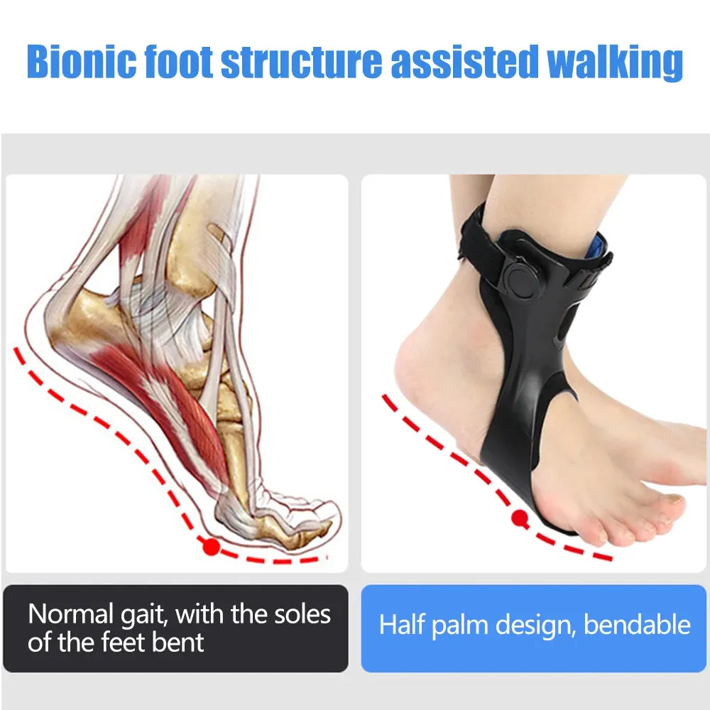 Drop Foot Brace Orthosis AFO AFOs Ankle Support With Comfortable Inflatable Airbag for Hemiplegia Stroke Shoes Walking