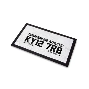 Dunfermline Athletic Map White Bar Runner