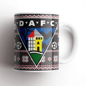 Dunfermline Xmas Knitted Mug