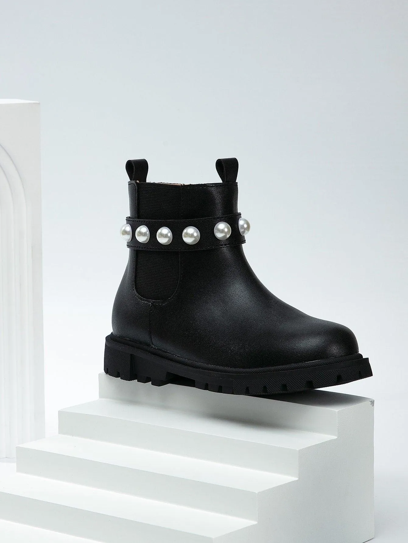 EM Side Zipper  Kids Boots