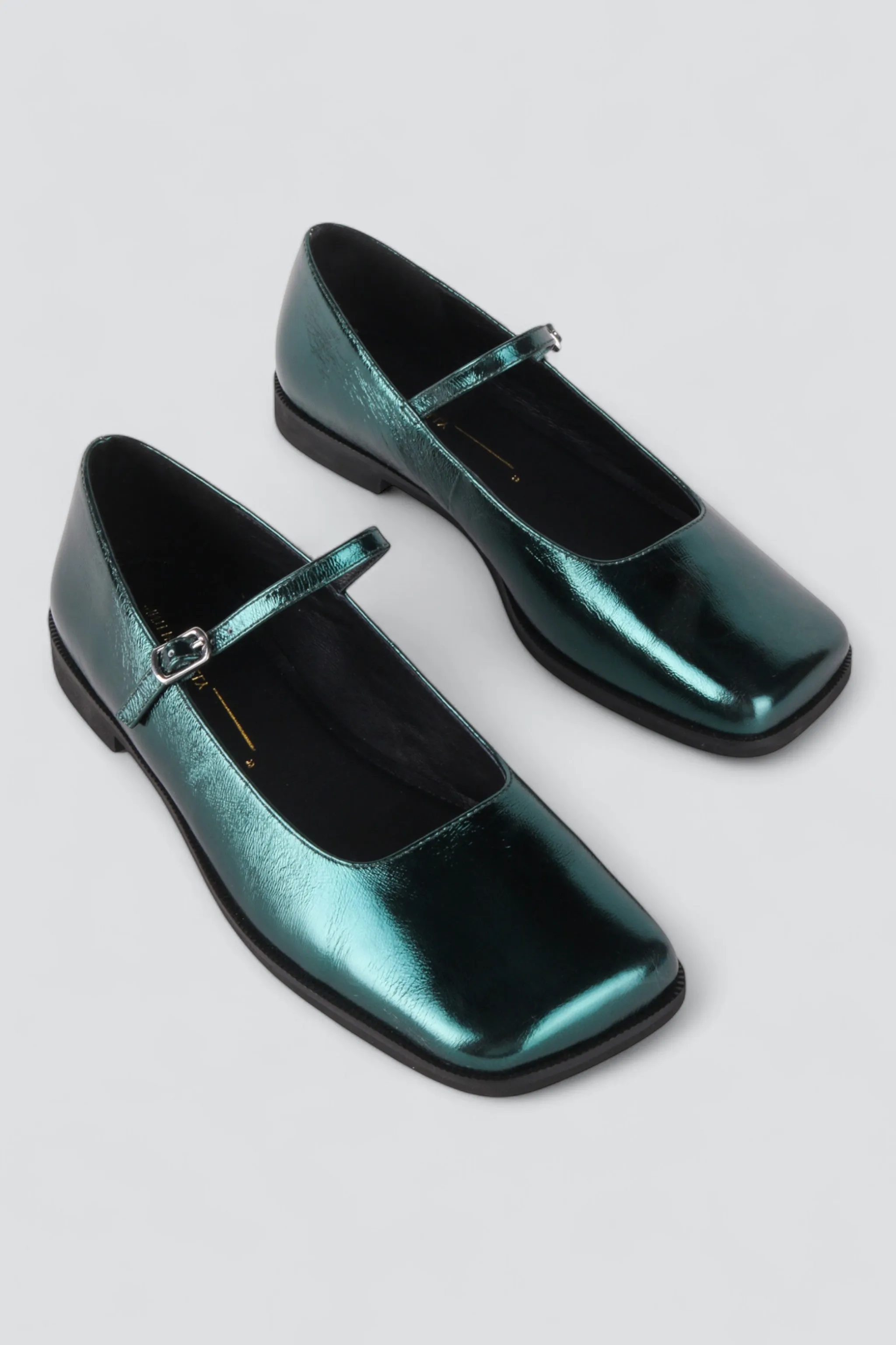 Emerald Saturn Square Toe Mary Jane