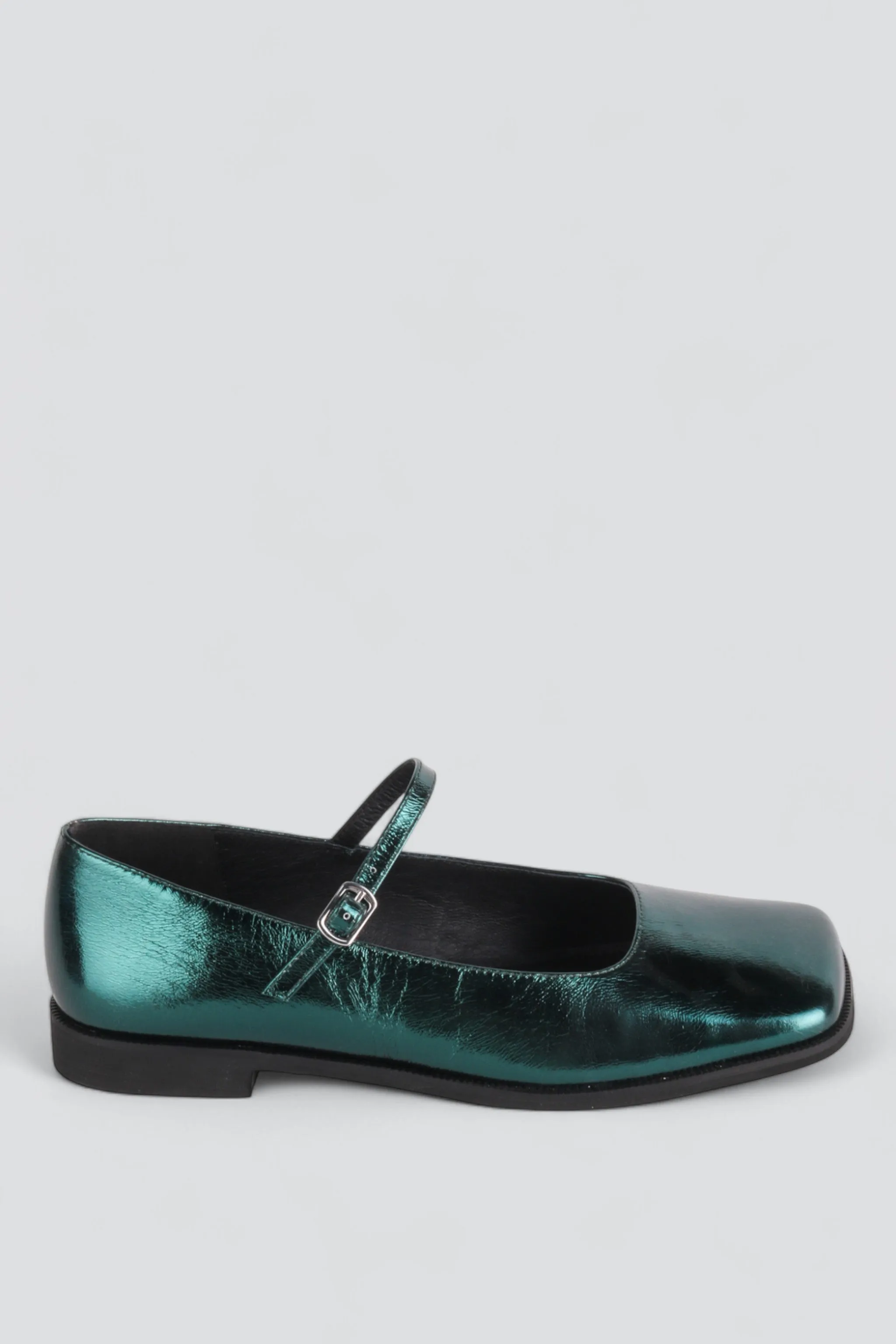 Emerald Saturn Square Toe Mary Jane