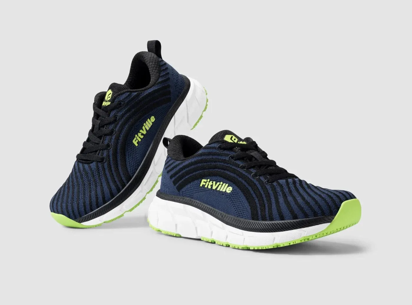 FitVille Men's FlowCore Running Shoes V2