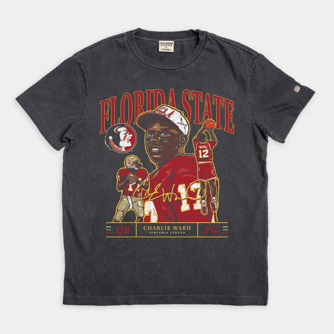 Florida State Charlie Ward Vintage Heavyweight Tee