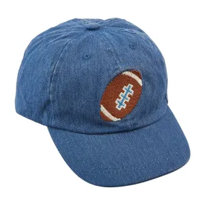 Football Embroidered Toddler Hat BY MUD PIE