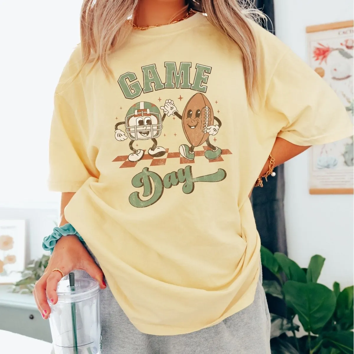 Game Day Football Friends Comfort Color Tee