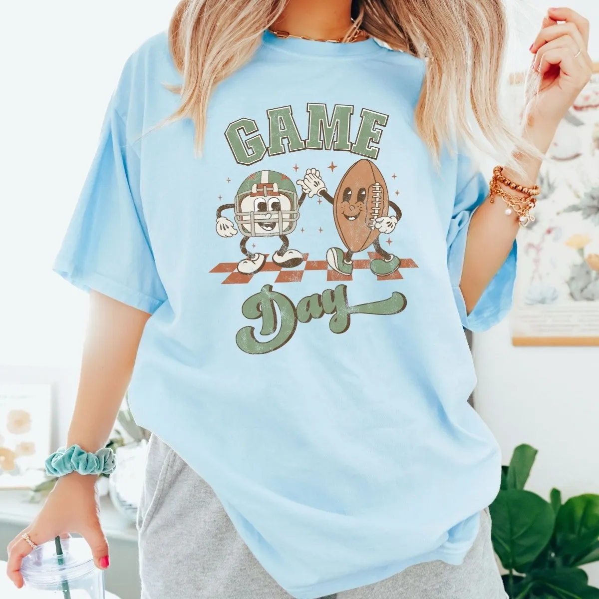 Game Day Football Friends Comfort Color Tee