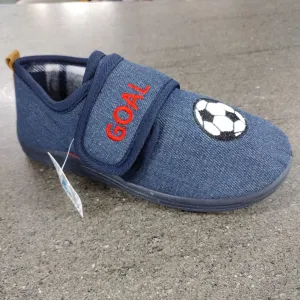 Goal Denim Slipper