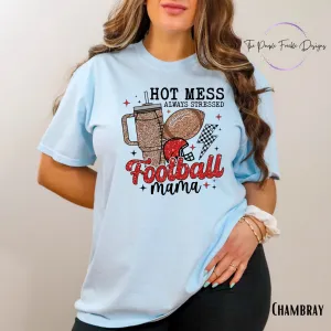 Hot Mess Football Mama