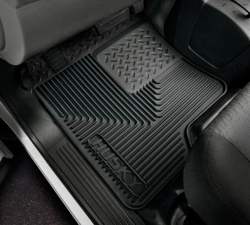 Husky Liners Heavy Duty Front Floor Mat - Rubber - Black - Various Applications 51121 - Pair