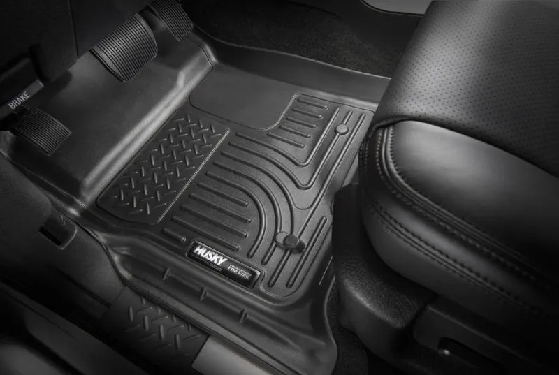 Husky Liners Weatherbeater 2nd Row Floor Liner - Black / Textured - GM Fullsize Truck 2019