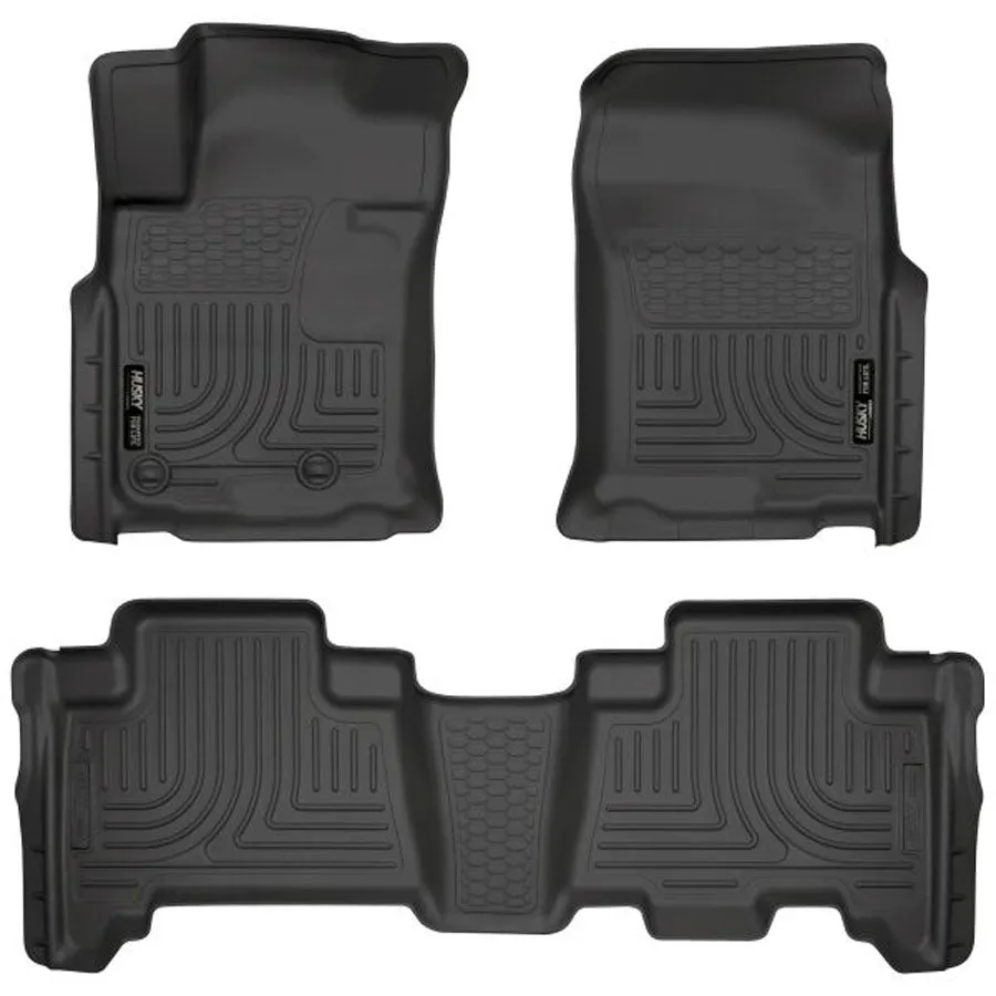 Husky Liners Weatherbeater Floor Liner Black - Front & Rear | 2013-2010 Lexus GX460