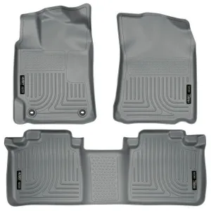 Husky Liners Weatherbeater Floor Liner Grey - Front & Rear | 2017-2012 Toyota Camry