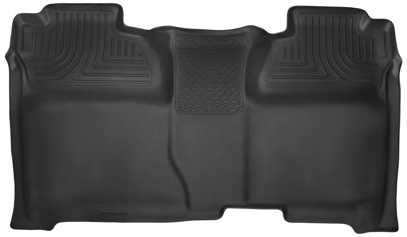 Husky Liners X-Act Contour 2nd Row Floor Liner - Black - Crew Cab - GM Fullsize Truck 2014-15