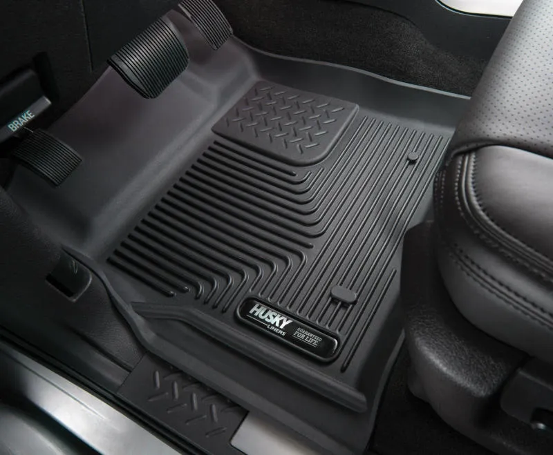 Husky Liners X-Act Contour 2nd Row Floor Liner - Black/Textured - 4-Door - Ford Midsize SUV 2021