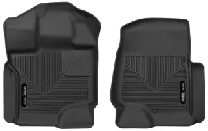 Husky Liners X-Act Contour Front Floor Liner - Black - Ford Fullsize Truck 2017 - Pair