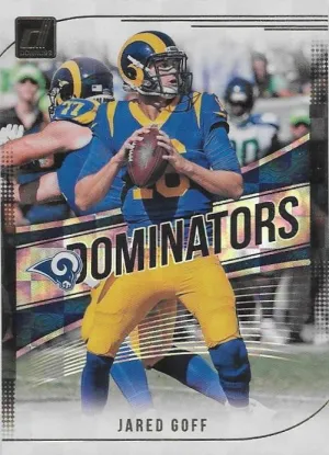 Jared Goff, Dominators, 2018 Panini Donruss NFL