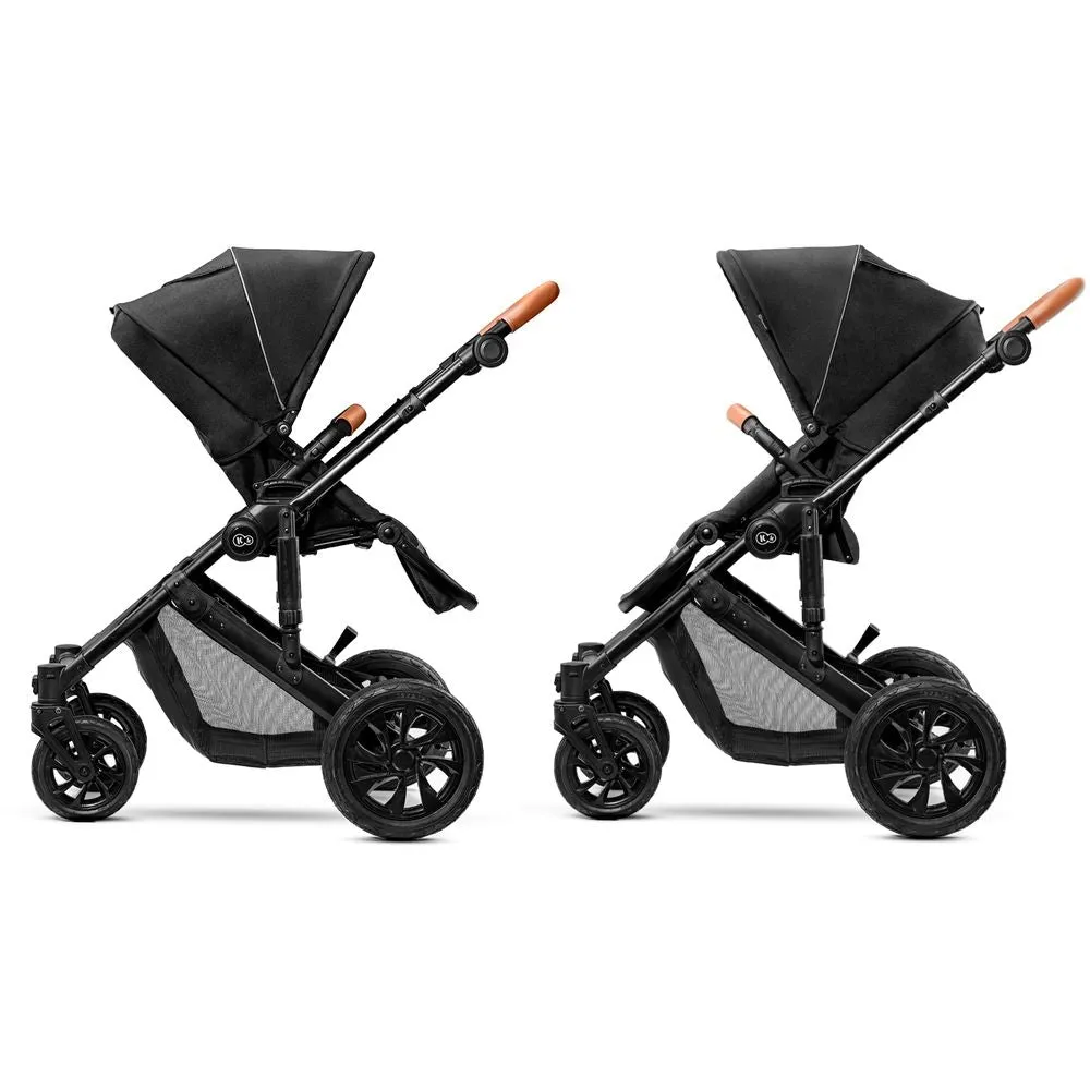 Kinderkraft Stroller Prime 2020 With Car Seat And Accessoriess 3 In 1 Black   Mommy Bag