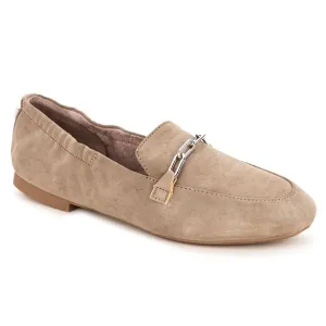 LINA Loafers - Taupe Burnished Suede