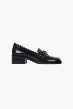 LOAFER IN BLACK SPAZZOLATO